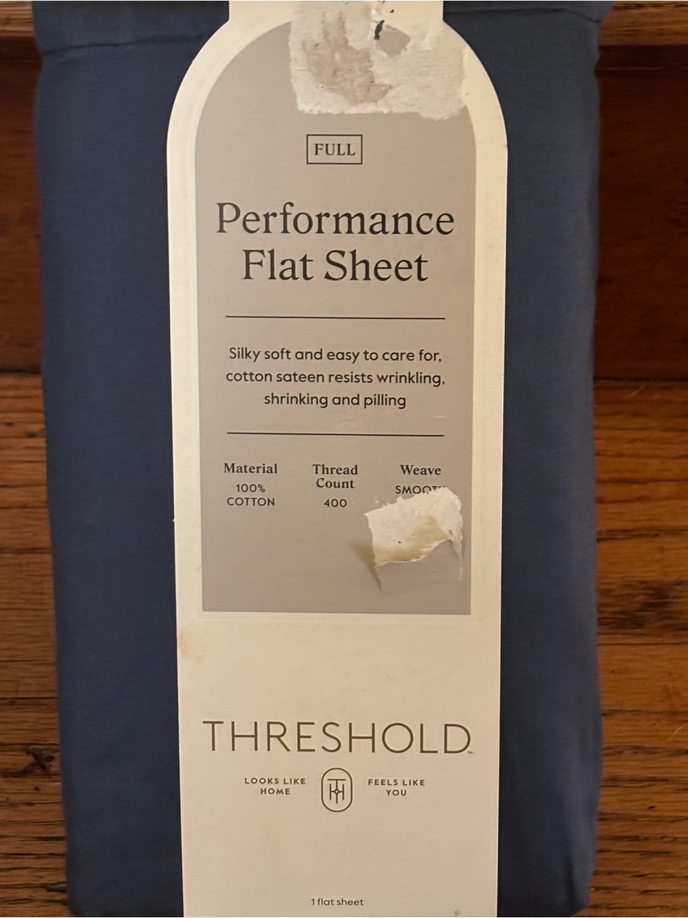Threshold Performance Flat Sheet - Navy Blue